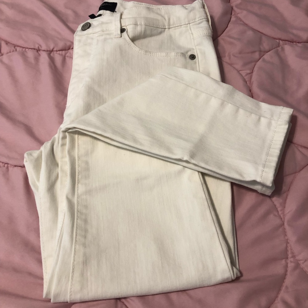 Banana republic off white sculpt denim